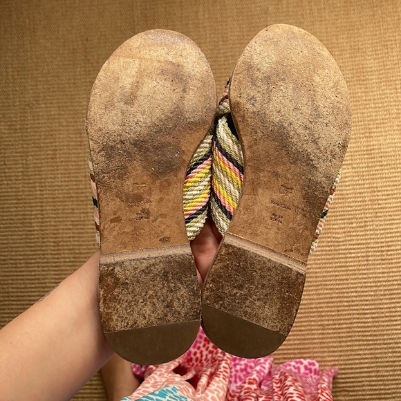 Diane con Furstenberg Cindy Slide Sandals, Ivory Multi, 39 - Picture 11 of 16